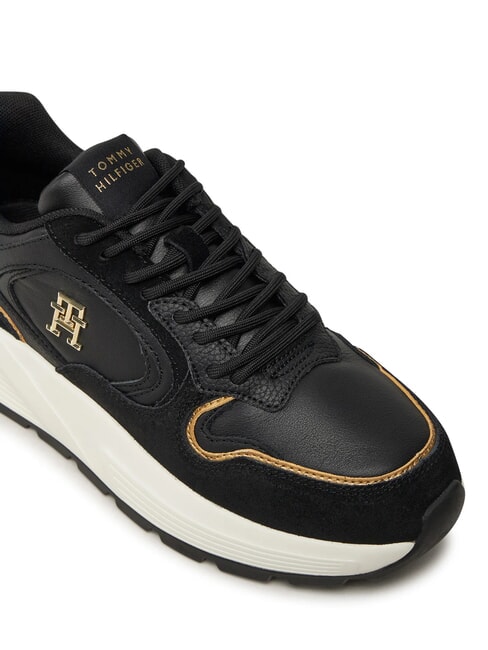 CHUNKY FASHION Adidași din piele negru - Pantofi femei