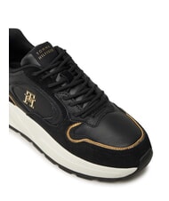 TOMMY HILFIGER CHUNKY FASHION Adidași din piele negru - Pantofi femei - 3