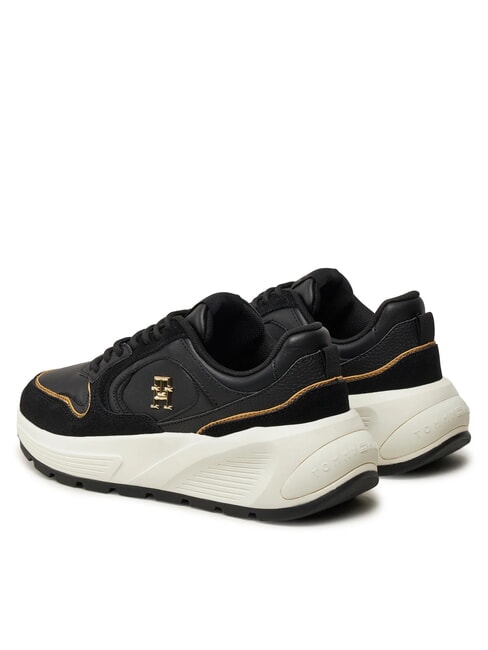 CHUNKY FASHION Adidași din piele negru - Pantofi femei