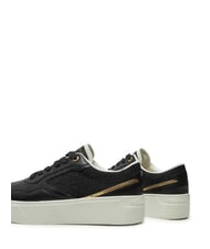 TOMMY HILFIGER PLATFORM MONOGRAM Teniși din piele cu talpă &icirc;naltă negru - Pantofi femei - 4