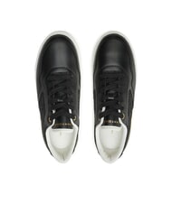 TOMMY HILFIGER PLATFORM MONOGRAM Teniși din piele cu talpă &icirc;naltă negru - Pantofi femei - 3