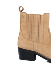TOMMY HILFIGER TH SUEDE COWBOY Ghete texane din piele &icirc;ntoarsă - Pantofi femei