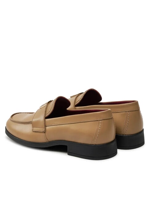 THE LEATHER CLASSIC Mocasini din piele pentru femei kaki - Pantofi femei