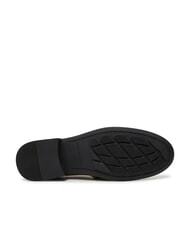 TOMMY HILFIGER THE LEATHER CLASSIC Mocasini din piele pentru femei kaki - Pantofi femei - 6