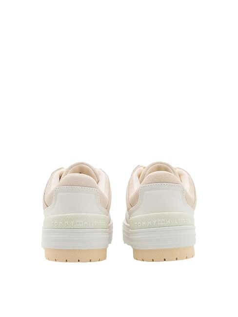 SUEDE STRIPES BASKET Teniși din piele &icirc;ntoarsă bej - Pantofi femei
