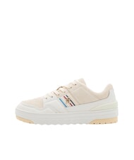 TOMMY HILFIGER SUEDE STRIPES BASKET Teniși din piele &icirc;ntoarsă bej - Pantofi femei - 2