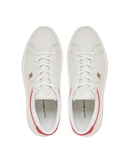 TOMMY HILFIGER POINTY COURT Adidași din piele alb - Pantofi femei - 5