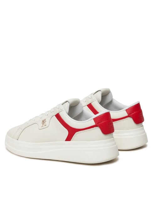 POINTY COURT Adidași din piele alb - Pantofi femei