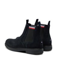 TOMMY HILFIGER HILFIGER OUTDOOR Ghete din piele &icirc;ntoarsă albastru - Pantofi bărbați - 4