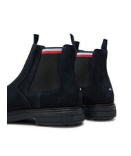 TOMMY HILFIGER HILFIGER OUTDOOR Ghete din piele &icirc;ntoarsă albastru - Pantofi bărbați - 5