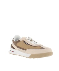 TOMMY HILFIGER RETRO RUNNER Teniși din piele și material textil bej - Pantofi bărbați - 3