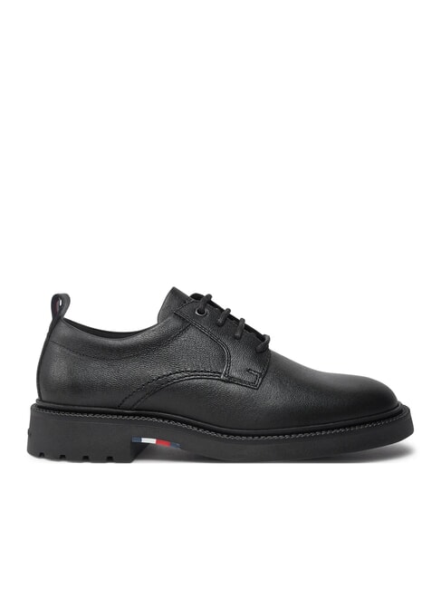 HILFIGER COMFORT Pantofi derby cu șireturi din piele negru - Pantofi bărbați