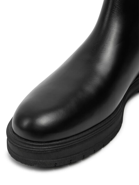 HILFIGER ABRASIV WAR Ghete din piele stil Chelsea negru - Pantofi bărbați