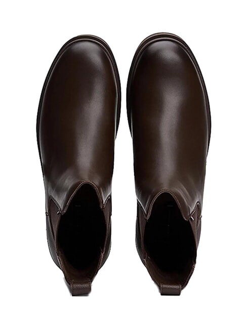 FLEXIBLE HILFIGER Ghete bărbătești din piele p&acirc;nă la gleznă maro - Pantofi bărbați