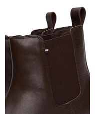 TOMMY HILFIGER FLEXIBLE HILFIGER Ghete bărbătești din piele p&acirc;nă la gleznă maro - Pantofi bărbați - 5