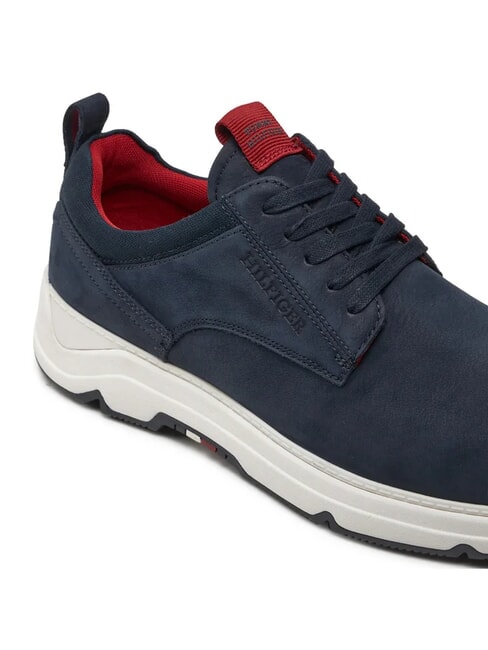 HILFIGER NUBUCK MIX Teniși din piele nubuc albastru - Pantofi bărbați