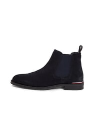 TOMMY HILFIGER CORE RWB HILFIGER Ghete din piele &icirc;ntoarsă albastru - Pantofi bărbați - 4