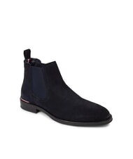 TOMMY HILFIGER CORE RWB HILFIGER Ghete din piele &icirc;ntoarsă albastru - Pantofi bărbați - 3