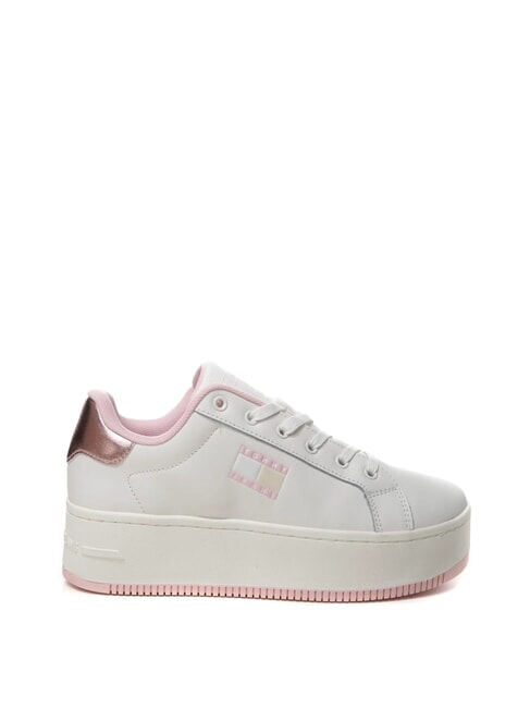 TOMMY JEANS Flatform Adidași &icirc;nalți roz - Pantofi femei