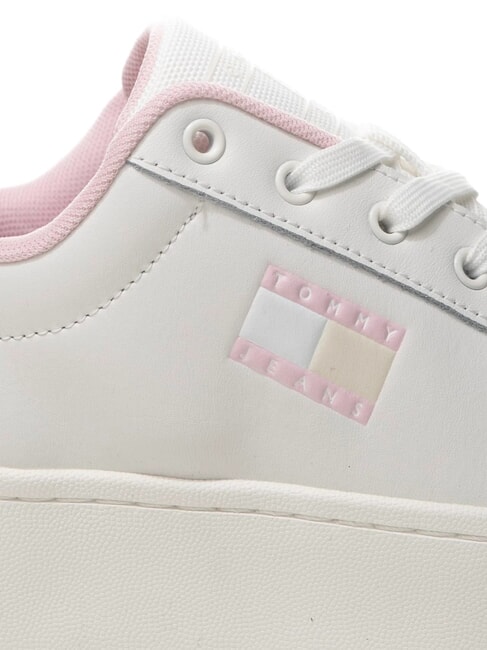 TOMMY JEANS Flatform Adidași &icirc;nalți roz - Pantofi femei