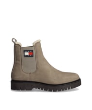 TOMMY HILFIGER TH JEANS Ghete din piele nubuck - Pantofi femei