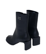 TOMMY HILFIGER THE SOHO Ghete cu v&acirc;rf pătrat și toc negru - Pantofi femei - 5