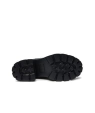 TOMMY HILFIGER TH JEANS Ghete din piele cu toc mediu negru - Pantofi femei - 5