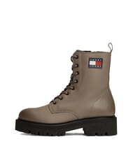 TOMMY HILFIGER TOMMY JEANS Urban Lace Up Botine din piele gri - Pantofi femei - 2