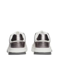 TOMMY HILFIGER TOMMY JEANS Adidași din piele alb/argintiu - Pantofi femei - 4