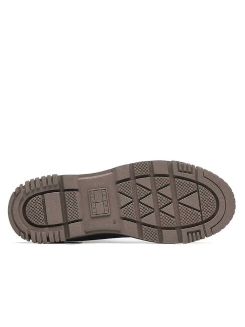 TH JEANS  Ghete &icirc;nalte din piele gri - Pantofi femei