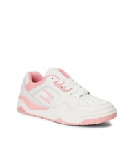 TOMMY HILFIGER TJW NEW BASKET Adidași din piele roz - Pantofi femei - 3