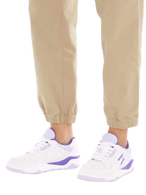 TJW NEW BASKET Adidași din piele violet - Pantofi femei