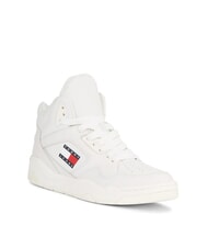 TOMMY HILFIGER TJW NEW BASKET MC Adidași din piele ecru - Pantofi femei - 3
