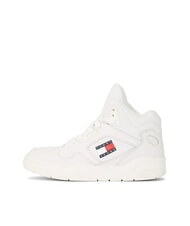TOMMY HILFIGER TJW NEW BASKET MC Adidași din piele ecru - Pantofi femei - 4