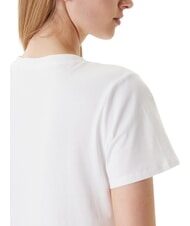 GUESS FLOWER BLING Tricou cu imprimeu și aplicație alb purpuriu - tricou - 4