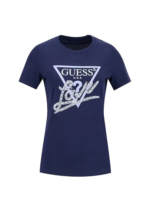 PEARLS LOVE TRIANGLE Tricou cu imprimeu și aplicații costuming albastru - tricou