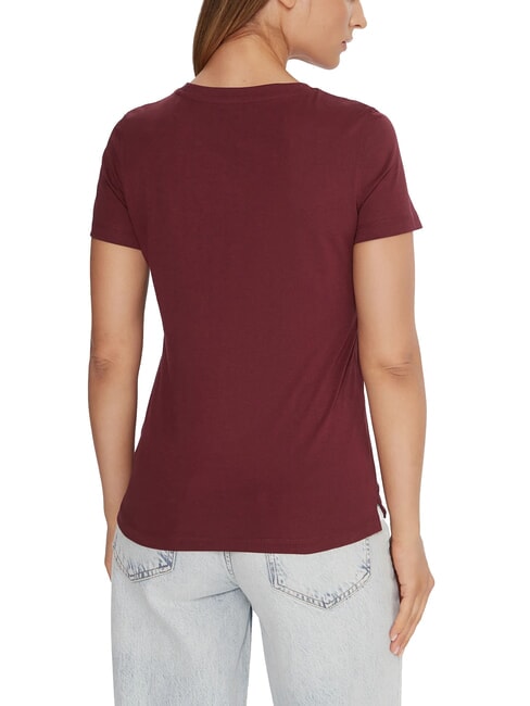 PEARLS LOVE TRIANGLE Tricou cu imprimeu și aplicații roșu noir - tricou