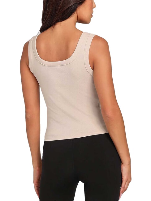 TRIANGLE PATCH Maiou taupe strălucitor - tricou