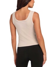 GUESS TRIANGLE PATCH Maiou taupe strălucitor - tricou - 2