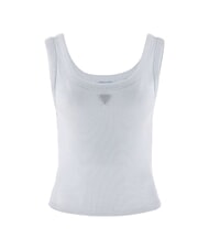 GUESS TRIANGLE PATCH Maiou alb purpuriu - tricou - 4