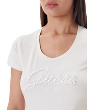 GUESS SCRIPT Tricou cu m&acirc;necă scurtă piatră &icirc;n surdină - tricou - 3
