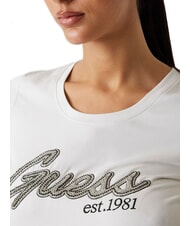 GUESS HOT FIX Tricou din bumbac piatră &icirc;n surdină - tricou - 3