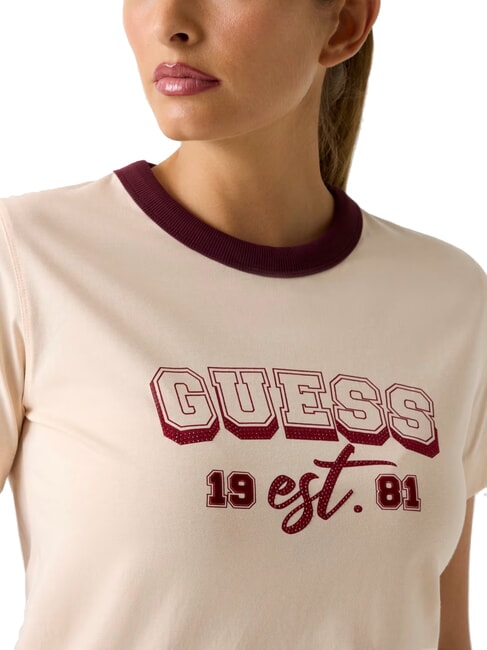 COLLEGE Tricou de bumbac bujor piersică - tricou