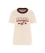 GUESS COLLEGE Tricou de bumbac bujor piersică - tricou - 4