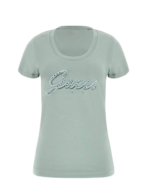 SCRIPT Tricou cu m&acirc;necă scurtă se estompează &icirc;n jad - tricou