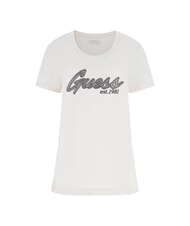 GUESS HOT FIX Tricou din bumbac piatră &icirc;n surdină - tricou - 4