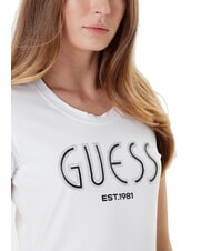 GUESS SS LOGO Tricou cu m&acirc;necă scurtă alb purpuriu - tricou - 3