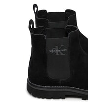 CALVIN KLEIN CK JEANS Ghete din piele &icirc;ntoarsă triplu negru - Pantofi bărbați - 4