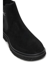 CALVIN KLEIN CK JEANS Ghete din piele &icirc;ntoarsă triplu negru - Pantofi bărbați - 5