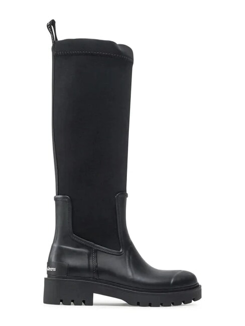 HIGH RAINBOOT Ghete &icirc;nalte din neopren negru - Pantofi femei